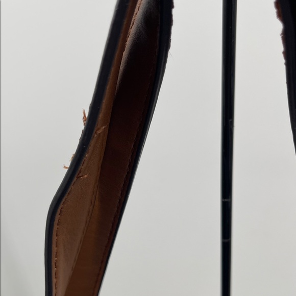 2.8.26 Tommy Hilfiger Quilted Green Tote with Brown Trim - Picture 3 of 13